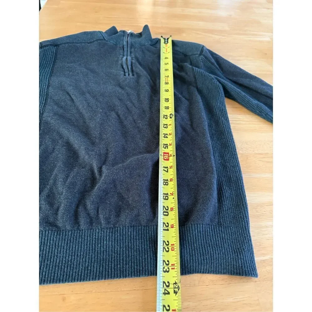 BKE Sweater Mens 1/4 Zip Long Sleeve Pullover SZ Small